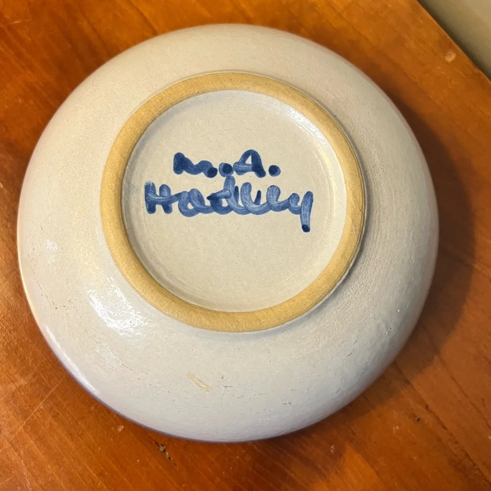 M.A.Hadley pottery vintage horse bowl